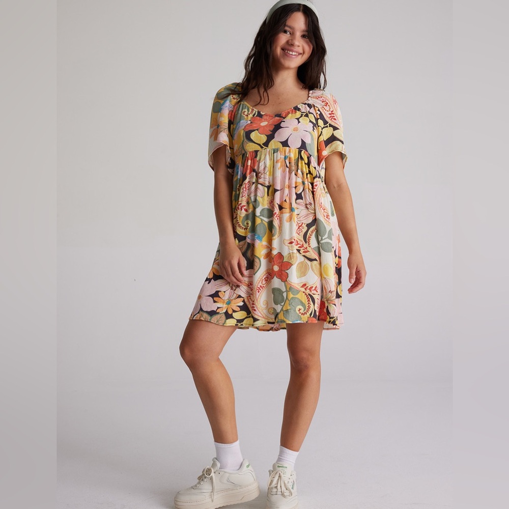 O'Neill Colorful Floral Mini Dress - Picture 4 of 4